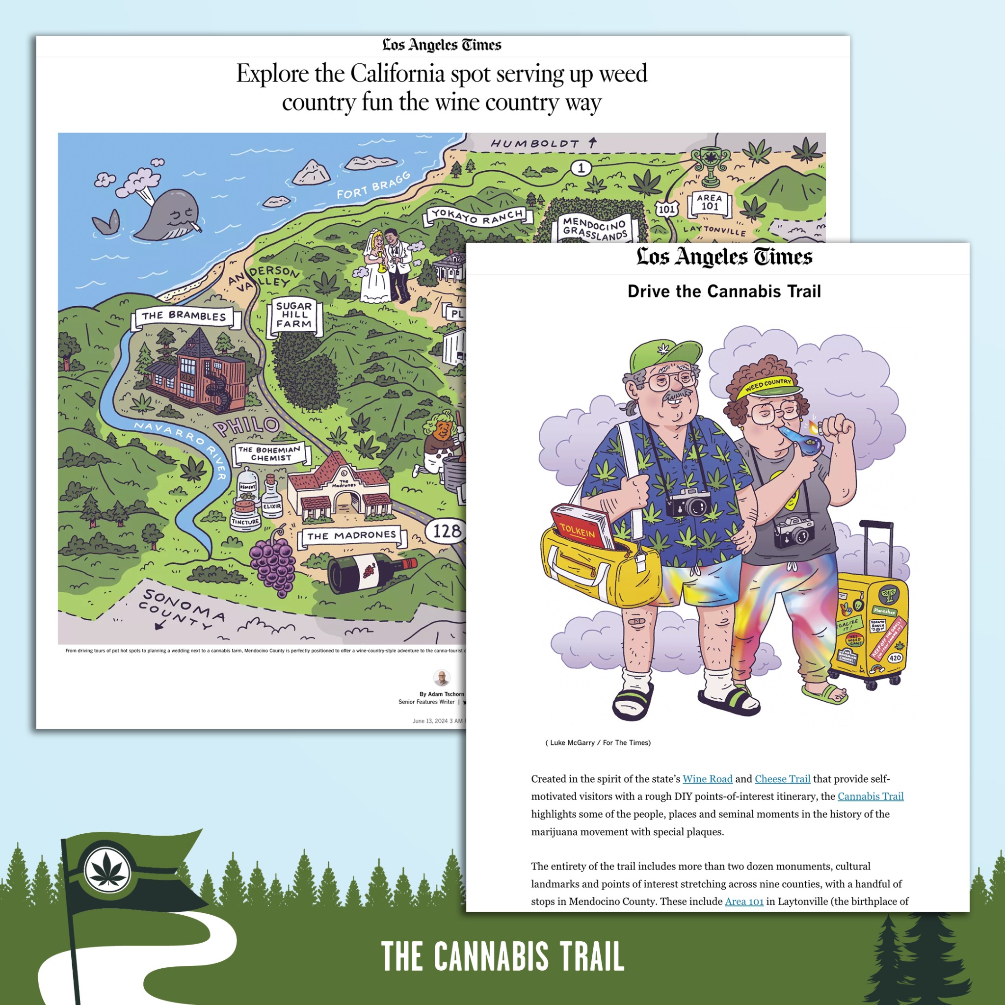 Los Angeles Times Cannabis Trail coverage