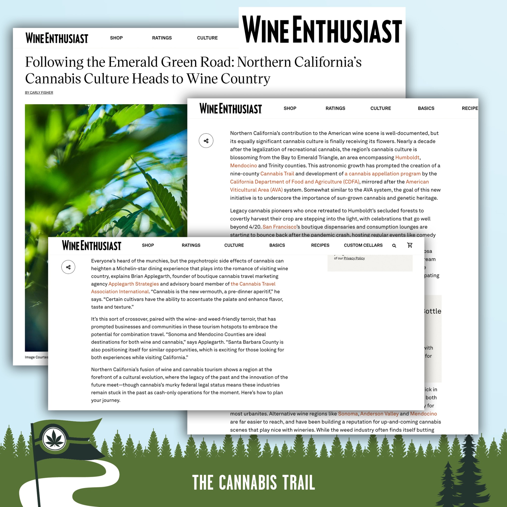 Wine Enthusiast — The Cannabis Trail